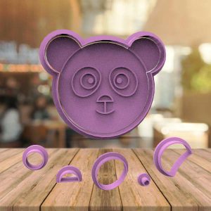 Cortante para reposteria con forma de Oso Puzzle