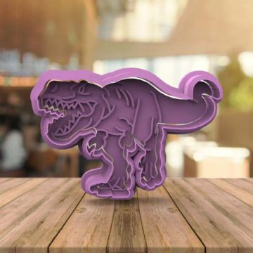 Cortante para reposteria con forma de Dinosaurio - L