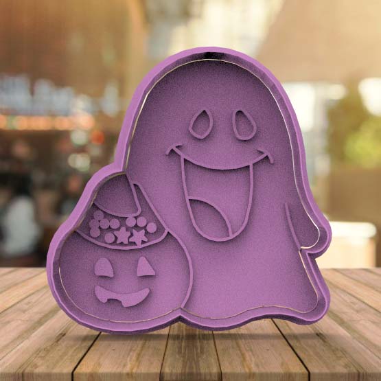 Cortante repostería Halloween Fantasma G