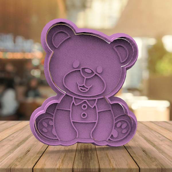 Cortante para reposteria con forma de Oso - P